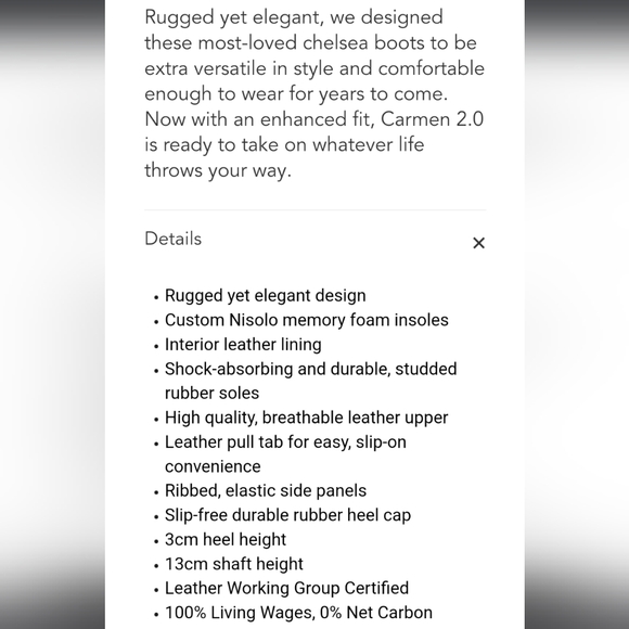 NIB Nisolo Carmen Chelsea Boot, Brandy, Size 8.5 - Picture 6 of 11